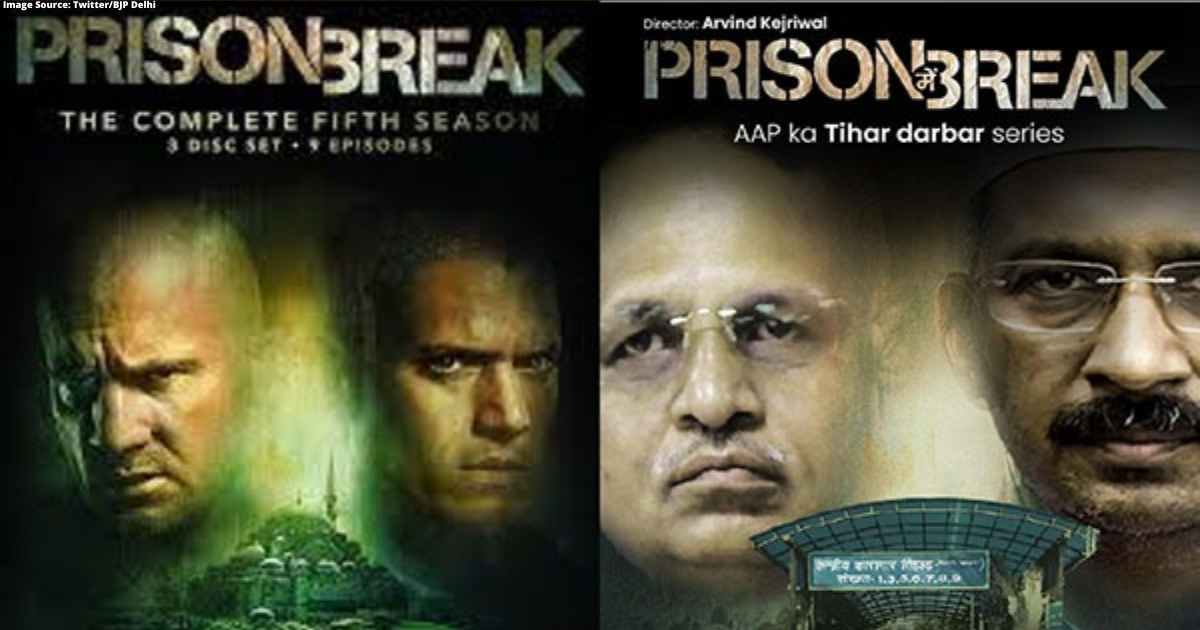 BJP lampoons Satyendar Jain's jail videos with 'Prison Break' inspired poster